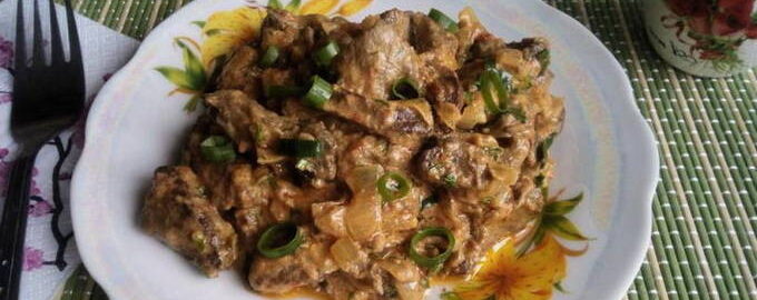 Lever Stroganoff-stijl