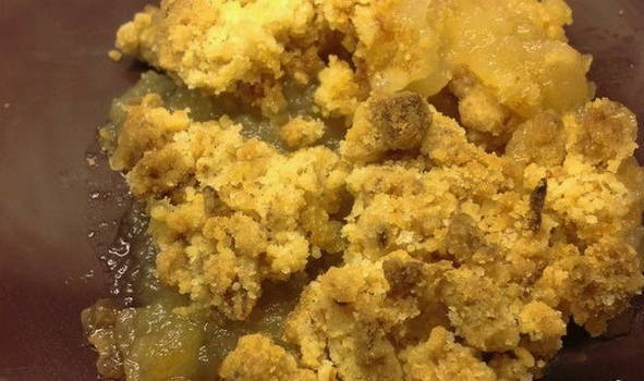 Crumble de mere