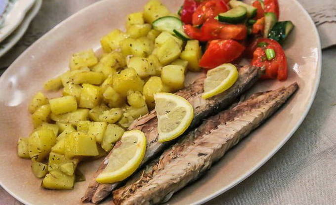 Verat amb patates al forn