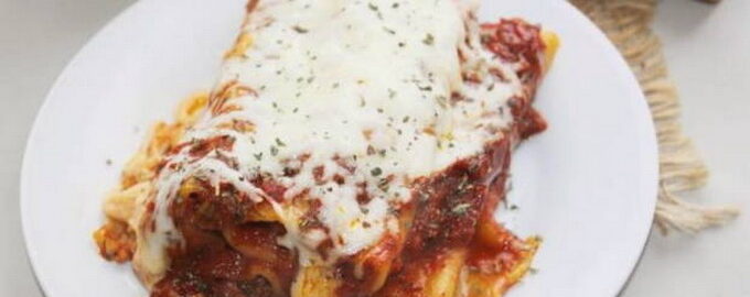 Cannelloni met gehakt in de oven