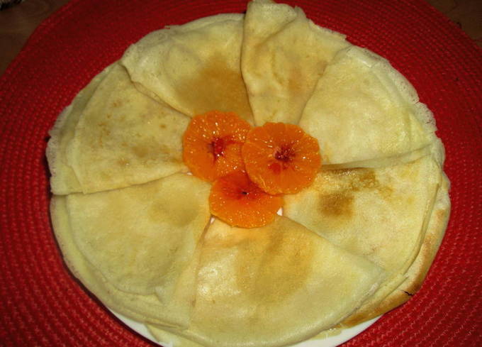 Bánh xèo trên nước khoáng