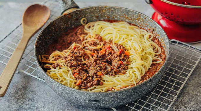 Spaghetti met gehakt
