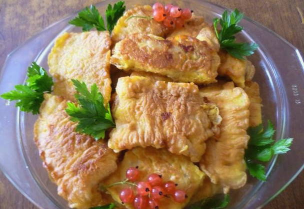 Mga asul na whiting dishes