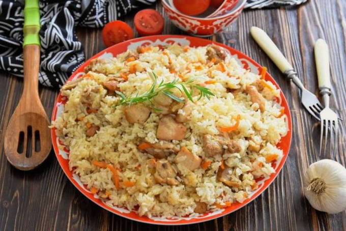 Pilaf într-o tigaie