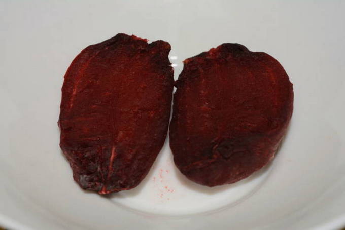 Củ cải trong lò vi sóng