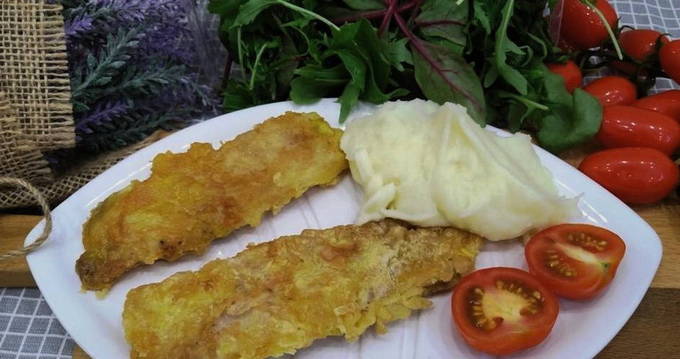 Pangasius i en stekpanna