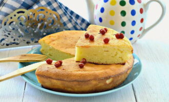 El mannà mató amb kefir al forn segons la recepta clàssica està llest!