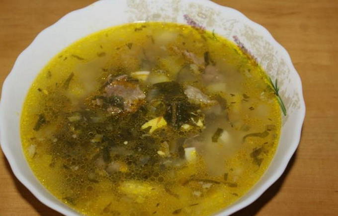 borscht xanh