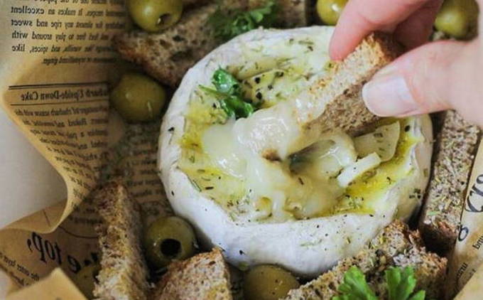 Camembert i ugnen