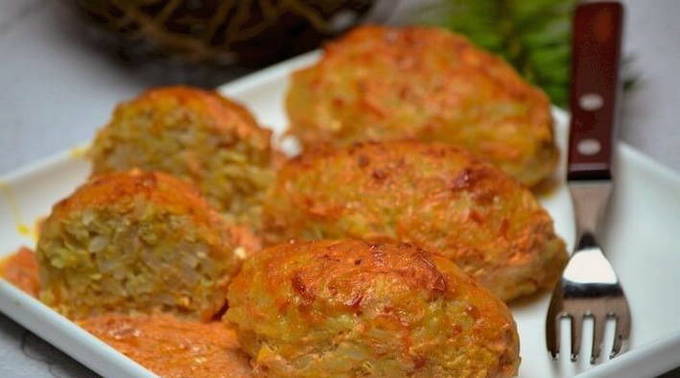 Rotllets de col farcits al forn