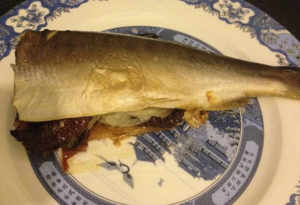 Cá hồi Coho trong lò