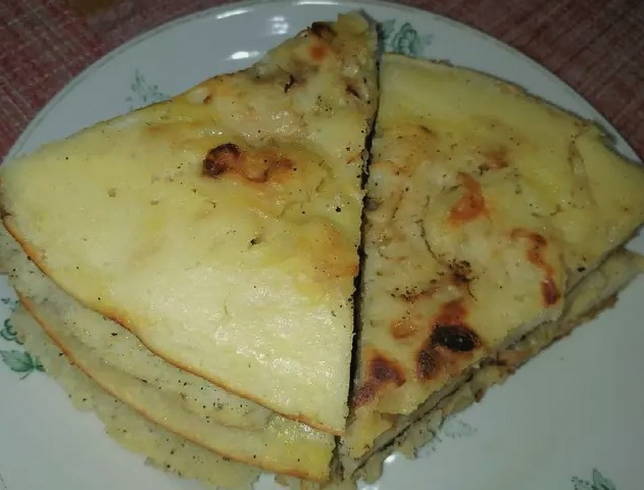 Paj i en stekpanna