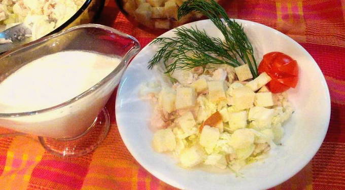 PP-sallad med kyckling