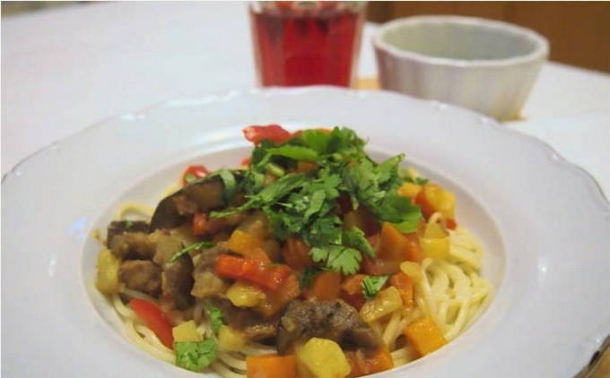 Stekt lagman