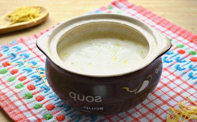 Sopa de llet amb pasta