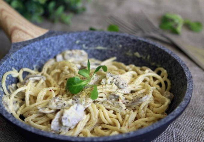 Pasta med svamp