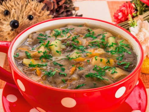 Súp nấm porcini đông lạnh