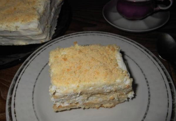 Pastís de crema agra