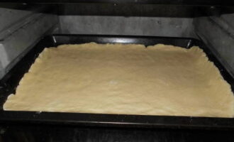 Col·loqueu-lo sobre una safata de forn folrada amb pergamí o una estora de silicona. Ho posem al forn preescalfat a 180 graus durant 15 minuts.