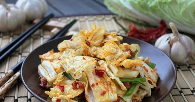 kim chi trong tiếng hàn