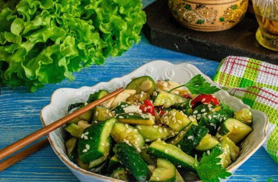 dưa chuột bị hỏng trong tiếng Trung
