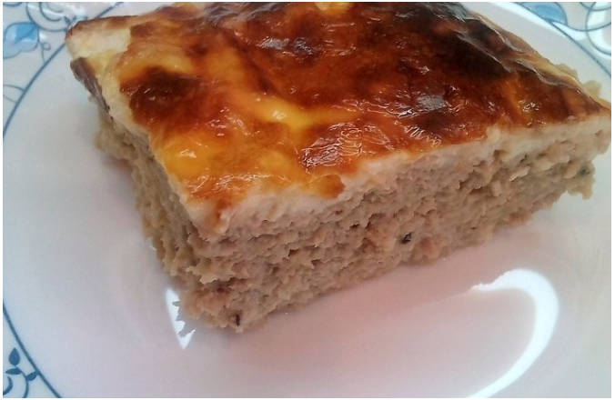 Sufleu de carne la cuptor
