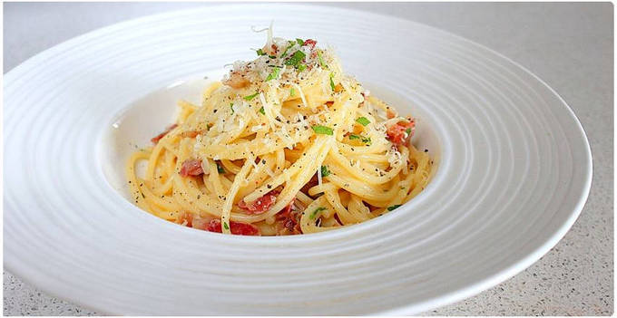 Pasta na may bacon