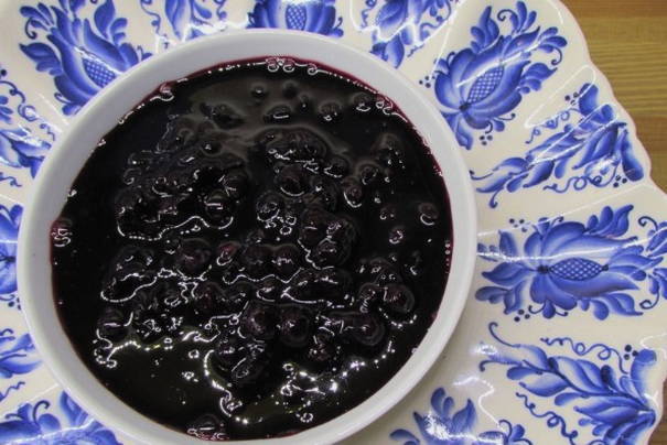 Blueberry jam para sa taglamig