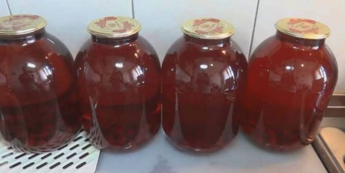 Compote voor de winter