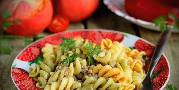 Pasta i en långsam spis
