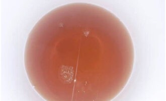 Làm bánh mứt nhanh trong lò rất dễ chế biến. Đầu tiên, chuẩn bị lá trà, để nguội rồi đổ vào một chiếc bát sâu lòng.