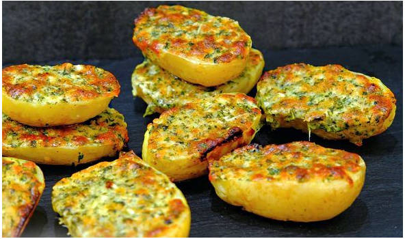 Patates amb formatge al forn