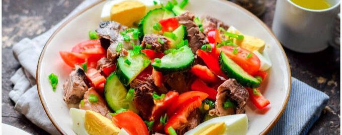 Salade met tonijn
