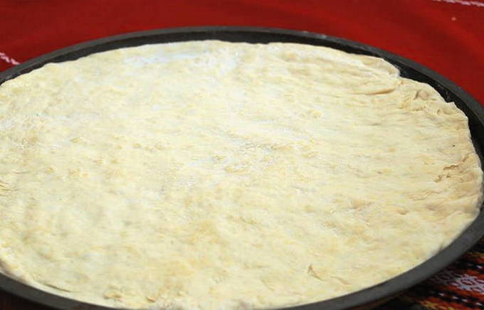 Pizza tészta, mint egy pizzériában