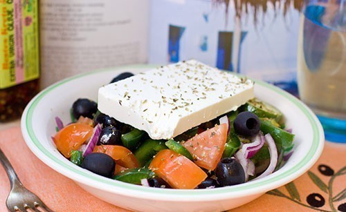 Klassieke Griekse salade