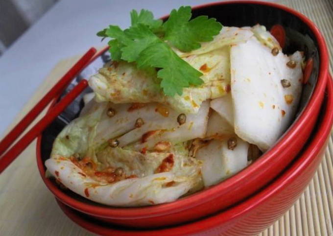 kim chi trong tiếng hàn