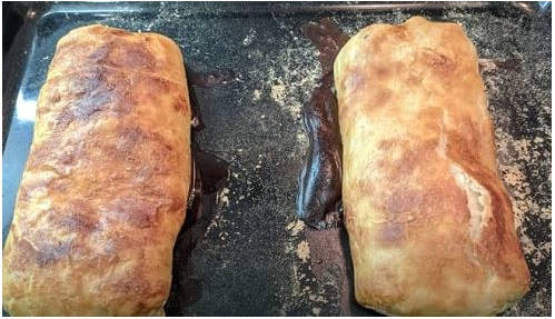 Strudel với táo