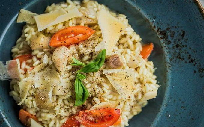 Risotto clasic cu ciuperci