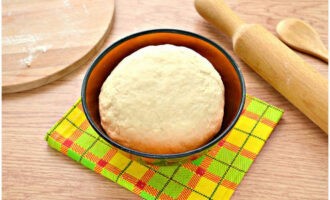Bột bánh bao tự làm thơm ngon đã sẵn sàng. Sử dụng trong các bước chuẩn bị tiếp theo!