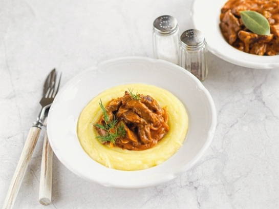 Klassisk biff stroganoff