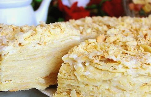 Klasszikus Napóleon torta