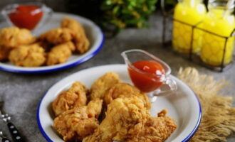ปีกไก่ KFC ที่บ้านพร้อมแล้ว! อร่อย!