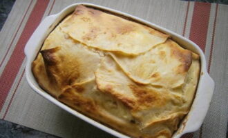 Verwarm de oven voor op 180 graden en bak gedurende 40-45 minuten.